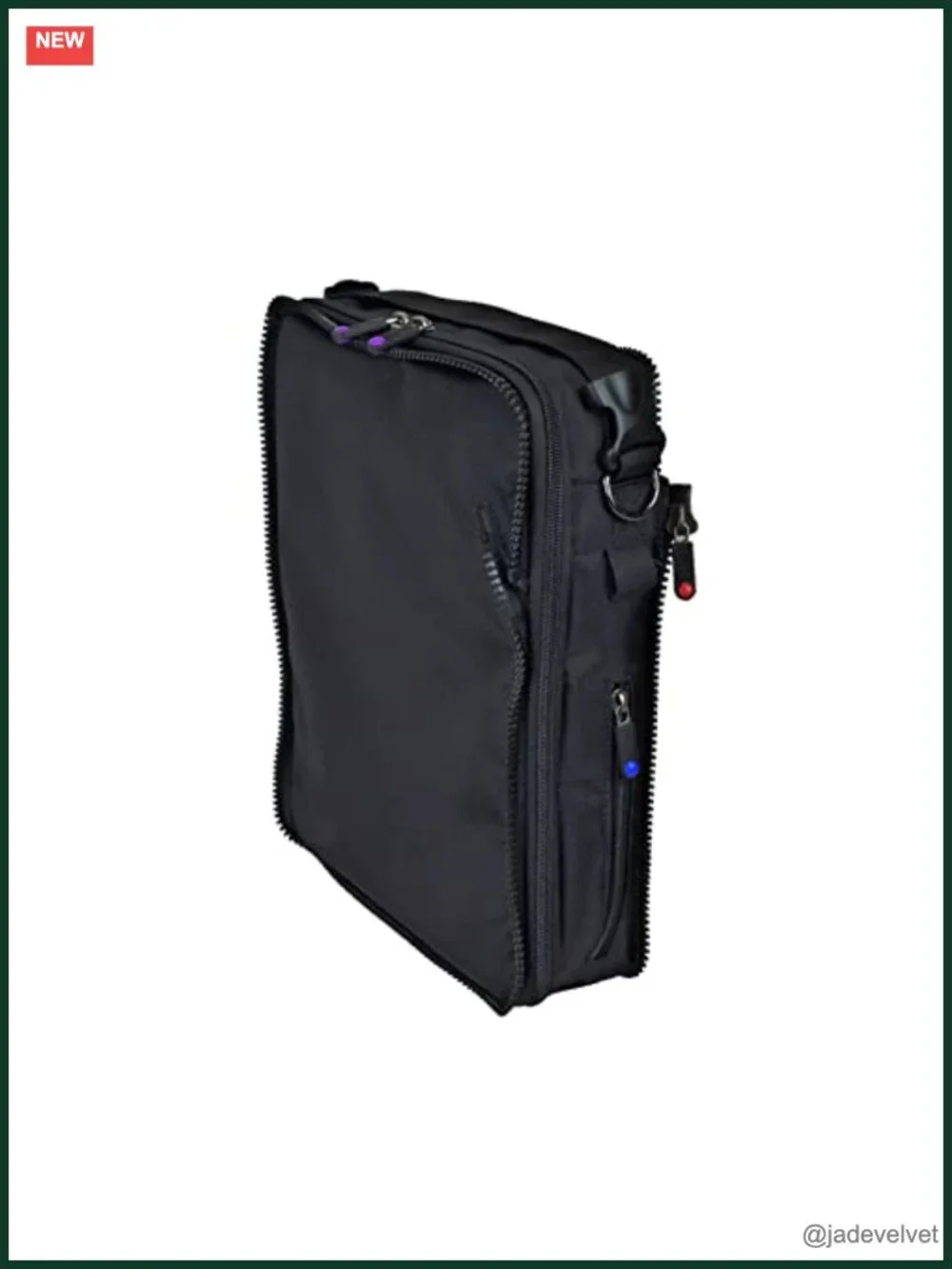 Customizable Satchel - Nylon Crossbody Bag with Zipper